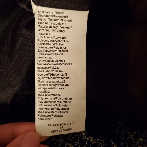 STEILMANN Tweed and Faux Leather Pencil Skirt - Picture 6 of 6